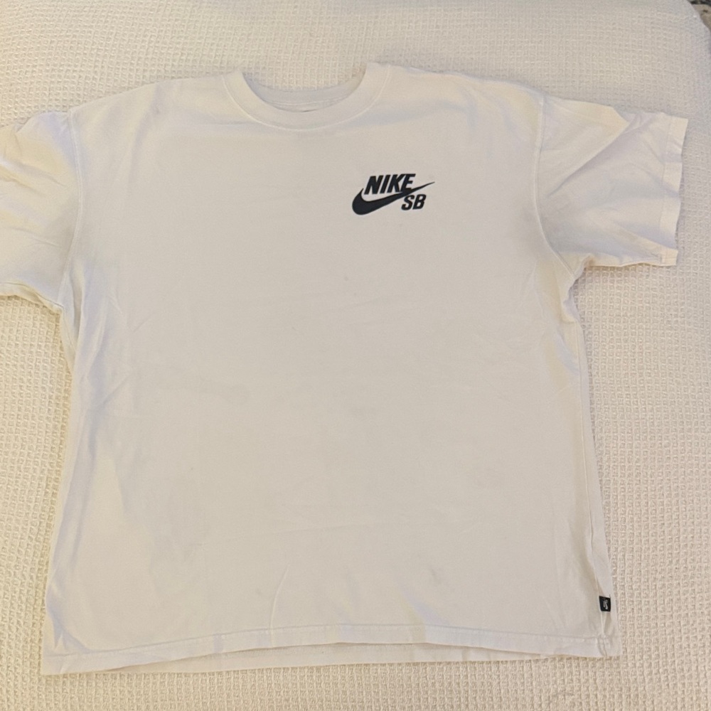 Nike SB White Short Sleeve Men's Tee